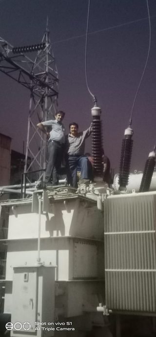Substation structure work