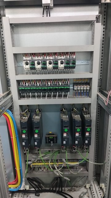 AOS-built drive and control cabinet